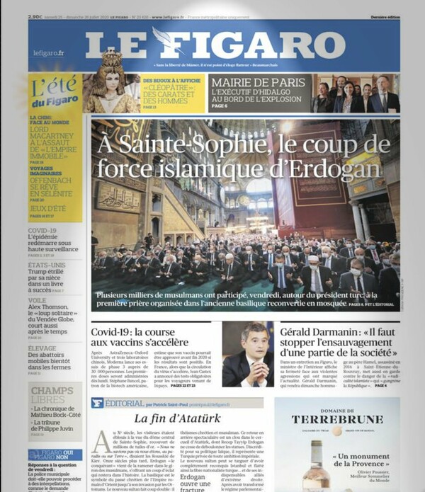 Le Figaro: Το «τέλος» για την κοσμική Τουρκία του Κεμάλ Ατατούρκ