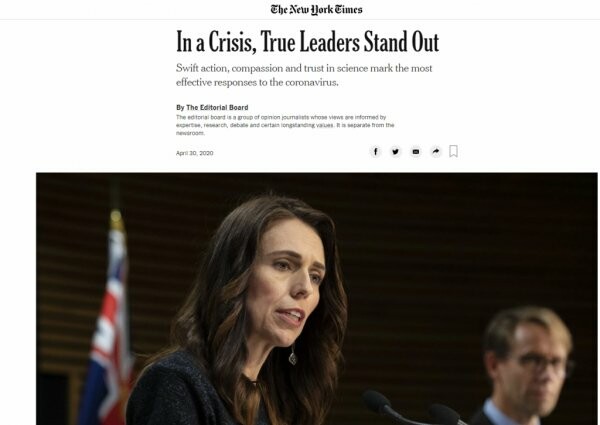 New York Times: «Στην κρίση, ξεχωρίζουν οι πραγματικοί ηγέτες» - Αναφορά στον Κυριάκο Μητσοτάκη