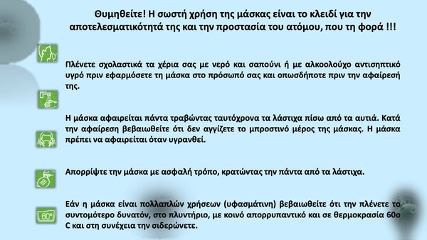 Αναλυτικές οδηγίες για τη χρήση μάσκας - Το βίντεο που ανέβασε ο Μητσοτάκης στο Facebook