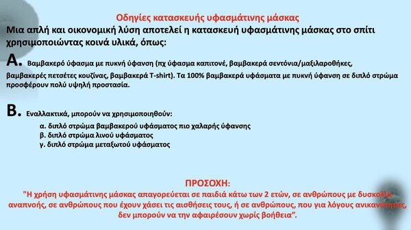 Αναλυτικές οδηγίες για τη χρήση μάσκας - Το βίντεο που ανέβασε ο Μητσοτάκης στο Facebook