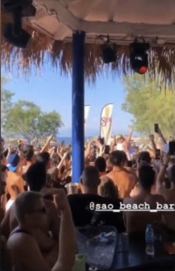 Κάτω Αχαΐα: Εικόνες συνωστισμού σε hip hop πάρτι που διοργάνωσε beach bar