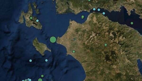 Σεισμός 4,4 Ρίχτερ δυτικά της Κυλλήνης