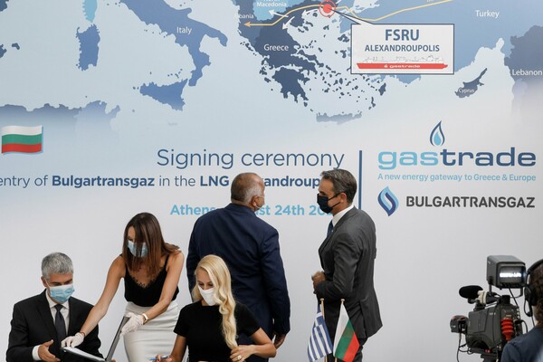 Συμφωνία Ελλάδας - Βουλγαρίας για τον πλωτό σταθμό φυσικού αερίου στην Αλεξανδρούπολη