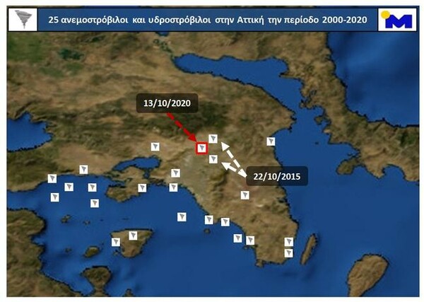 Meteo: Κάμερα κατέγραψε τον ανεμοστρόβιλο που σάρωσε το Νέο Ηράκλειο (Βίντεο)