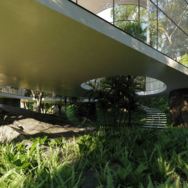 Το Casa Atibaia σχεδιάστηκε για να είναι το ιδανικό σπίτι στη ζούγκλα