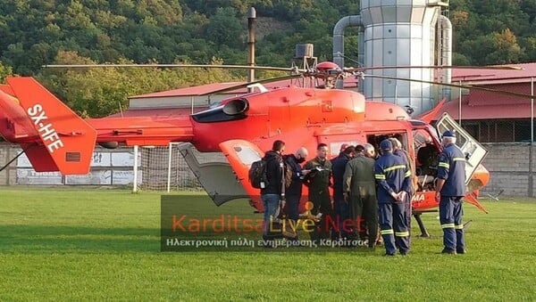 Κακοκαιρία «Ιανός»: Σε εξέλιξη επιχείρηση απεγκλωβισμού των κατοίκων της Οξυάς - Εικόνες από το σημείο