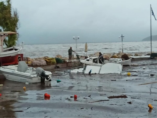 Κυκλώνας Ιανός: Καταστροφές σε Ζάκυνθο, Κεφαλονιά, Ιθάκη, Λευκάδα (Φωτογραφίες - Βίντεο)