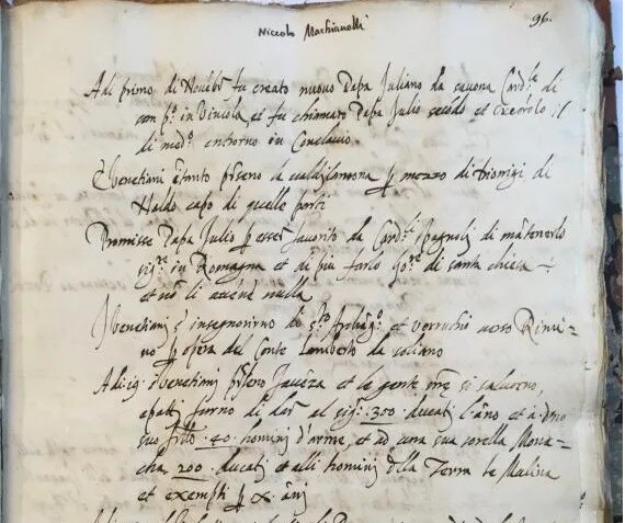 Αδημοσίευτα ιστορικά κείμενα του Νικολό Μακιαβέλι βρέθηκαν στη Φλωρεντία