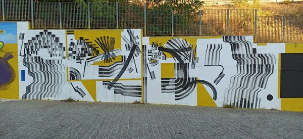 Αθήνα: Mural 30 μέτρων από 6 street artists [ΦΩΤΟΓΡΑΦΙΕΣ]