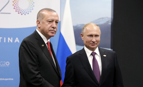 Επικοινωνία Πούτιν – Ερντογάν για την Ανατολική Μεσόγειο και τη Λιβύη