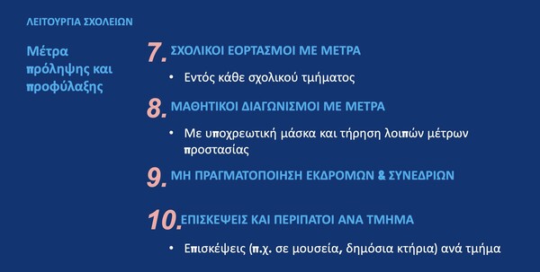 Κεραμέως: Πώς και πότε θα λειτουργήσουν τα σχολεία - Αναλυτικά οι ημερομηνίες και το σχέδιο