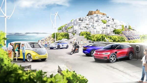 Η Volkswagen έρχεται στην Αστυπάλαια: Συμφωνία για πρωτοποριακό σύστημα ηλεκτροκινητικότητας