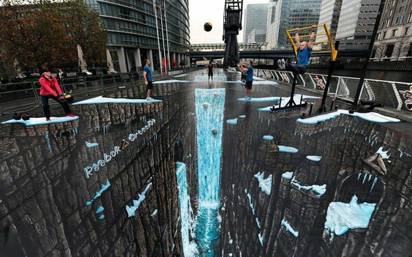 O μεγαλύτερος 3D street πίνακας στον κόσμο