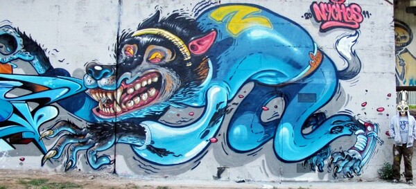 27 γκράφιτι με ζώα