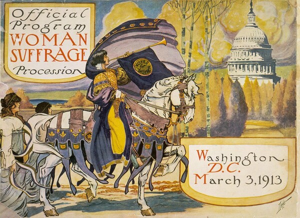 1913: Οι σουφραζέτες παρελαύνουν στην Ουάσινγκτον