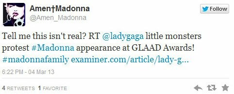 Οι φαν της Λέιντι Γκάγκα απαιτούν να μην εμφανιστεί η Μαντόνα στα βραβεία GLAAD