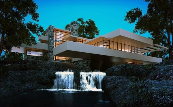 Mέσα στο Fallingwater: το διασημότερο σπίτι της Αμερικής