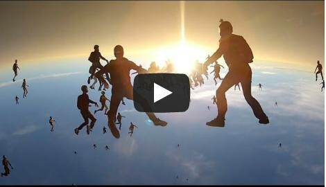 GoPro: Παγκόσμιο ρεκόρ κάθετης ελεύθερης πτώσης 2012 