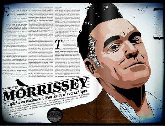 Όταν ο Morrissey μίλησε στη LIFO (οι φανς του απ' όλο τον κόσμο ευχήθηκαν να ήξεραν ελληνικά).