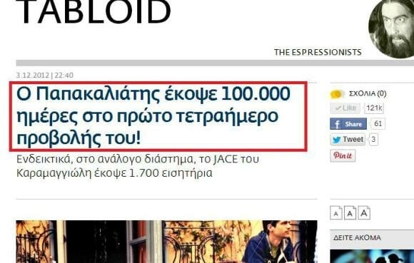 Η χειρότερη τυπογραφική γκάφα του LIFO.gr