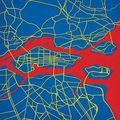 Οι χάρτες αγαπημένων φανταστικών πόλεων
