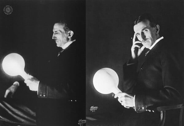 Αφιέρωμα στον Σέρβο εφευρέτη Nikola Tesla, τον "Προμηθέα του ηλεκτρισμού".