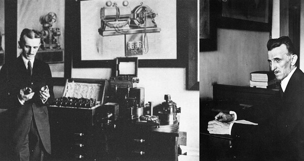 Αφιέρωμα στον Σέρβο εφευρέτη Nikola Tesla, τον "Προμηθέα του ηλεκτρισμού".