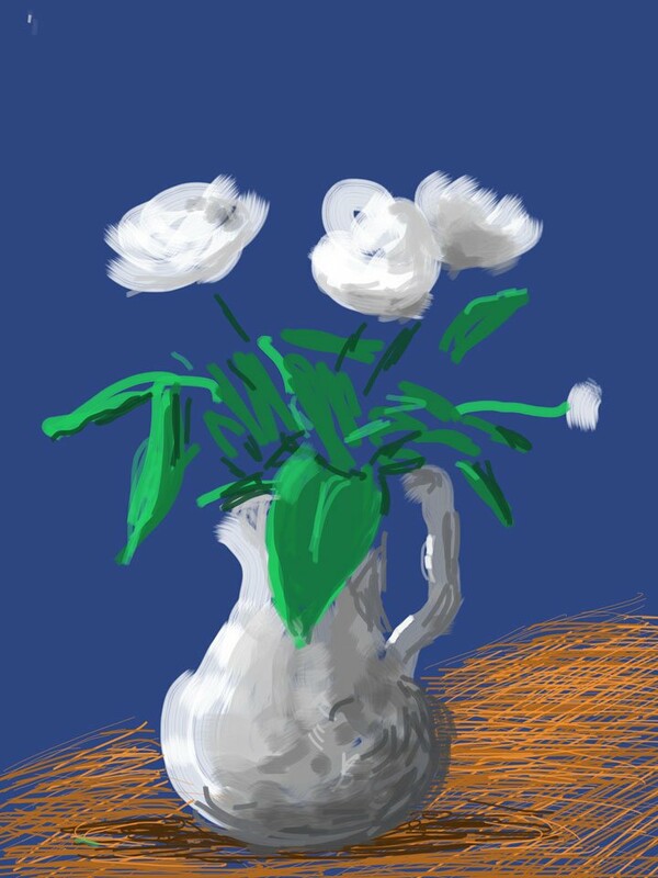 Ο David Hockney κάνει τέχνη στο iPad