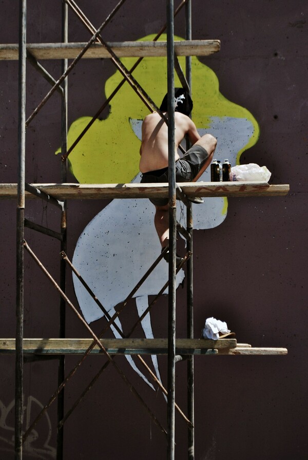 Έργα του αθηναίου street-artist Yiakou