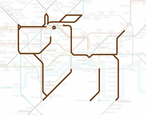 Ζώα που κρύβονται στο μετρό του Λονδίνου 