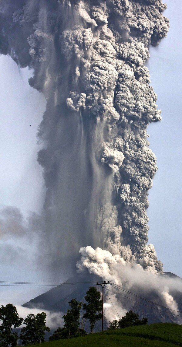 Το ξύπνημα του ηφαιστείου Sinabung 