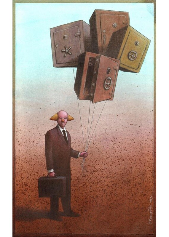 Τα πανέξυπνα αιχμηρά illustration του Pawel Kuczynski