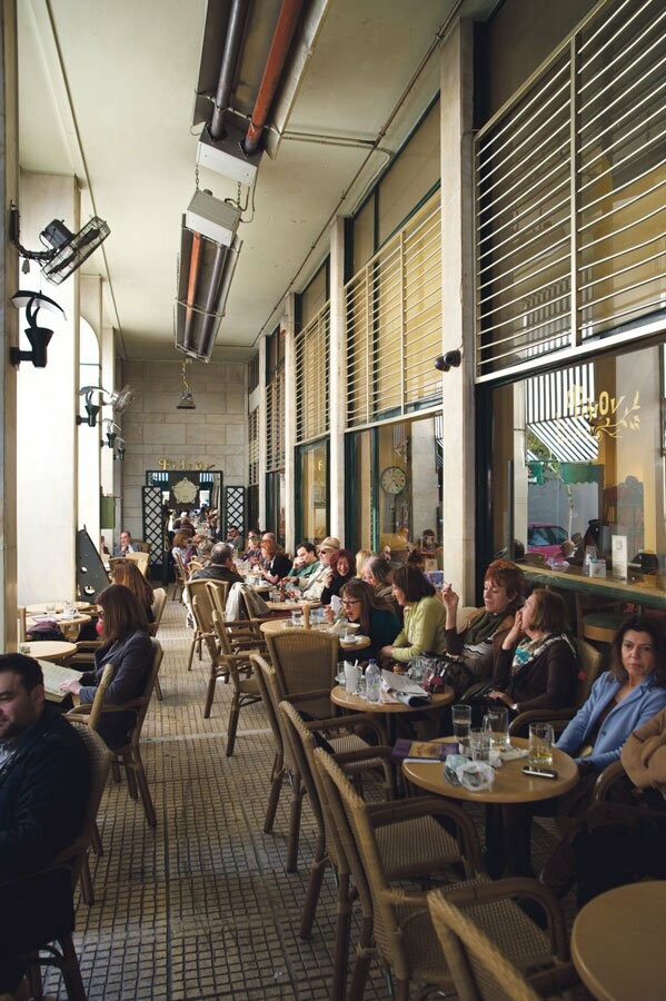 Cafes: Kolonaki, Exarhia, Agias Irinis Square & around the Acropolis