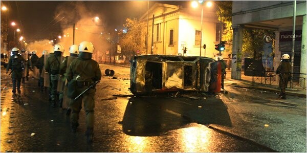 Μια χιουμοριστική ιστορία από τα Δεκεμβριανά του 2008
