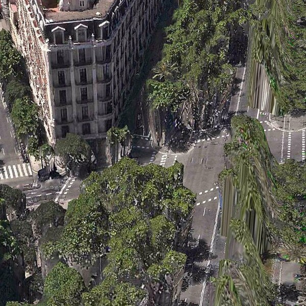 Σουρεαλιστικοί κόσμοι στις ρωγμές του Google Earth