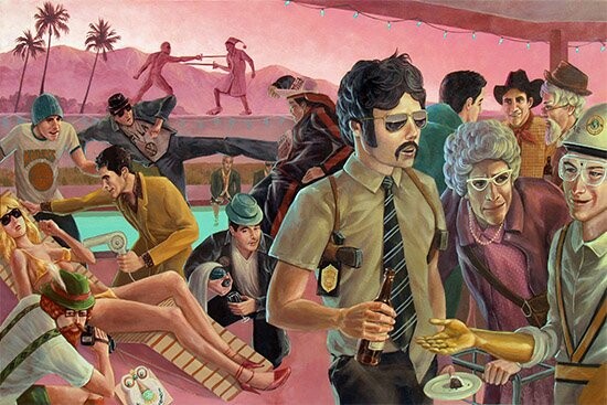 Οι όμορφοι παστέλ πίνακες του Casey Weldon