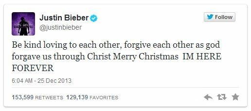 O Justin Bieber έκανε χριστουγεννιάτικη ανακοίνωση βόμβα