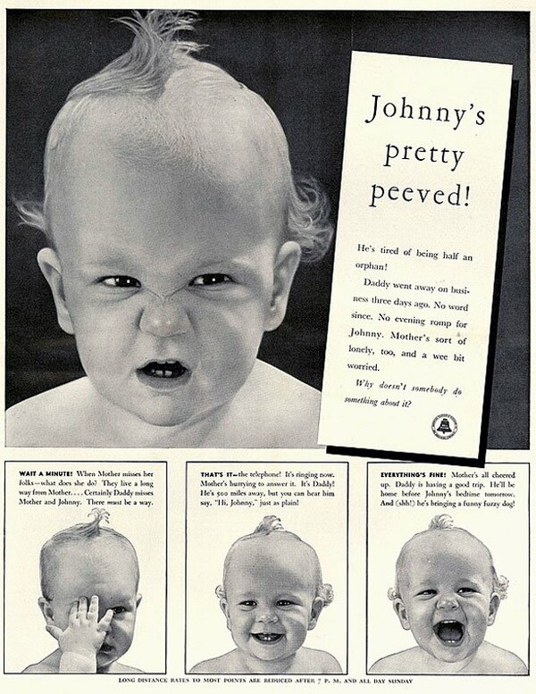 Vintage διαφημίσεις με σατανικά παιδάκια 