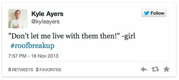 Ένας χωρισμός σε ζωντανή μετάδοση μέσω twitter που... έγινε ταινία
