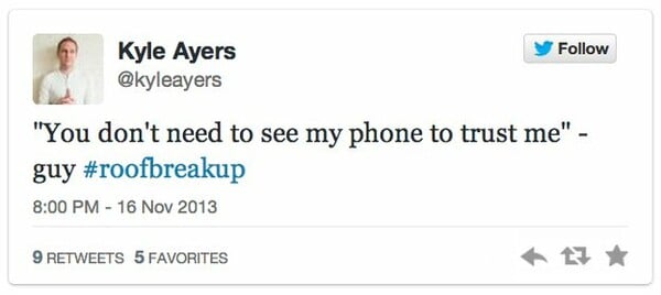 Ένας χωρισμός σε ζωντανή μετάδοση μέσω twitter που... έγινε ταινία