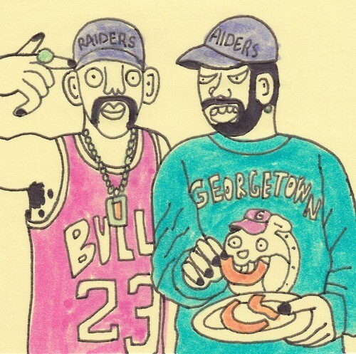 Gangster Doodles: Οι πιο 'σκληροί' ράπερς, σαν παιδικές ζωγραφιές!
