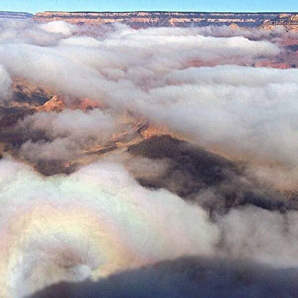 Σπάνιο φαινόμενο: To Grand Canyon σκεπασμένο με ομίχλη 