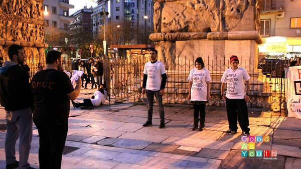 10 φωτογραφίες από την πορεία διαμαρτυρίας στη Θεσσαλονίκη ενάντια στον anti-gay νόμο της Ρωσίας