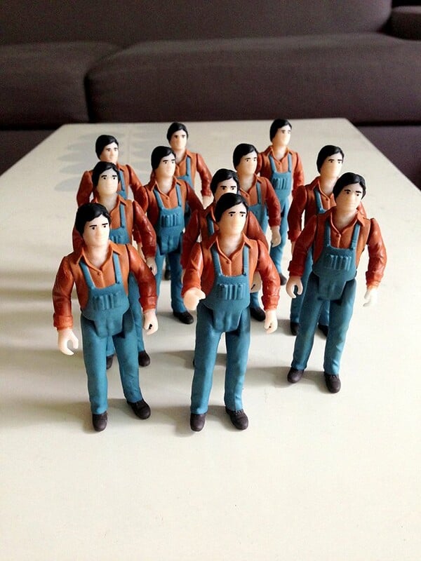 Αιμοσταγείς Άγιοι Βασίληδες και vintage horror action figures