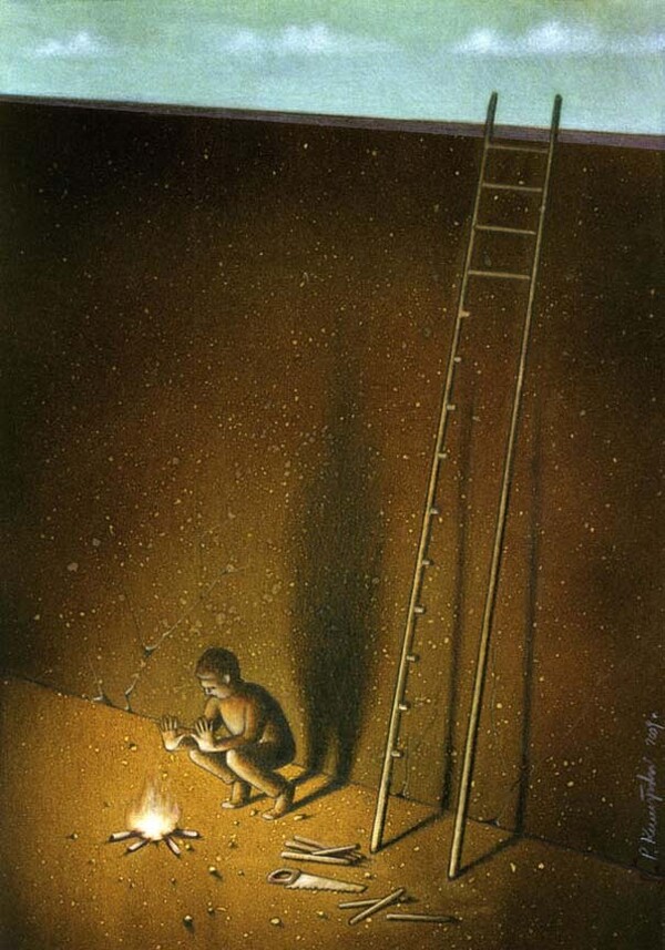 Τα πανέξυπνα αιχμηρά illustration του Pawel Kuczynski