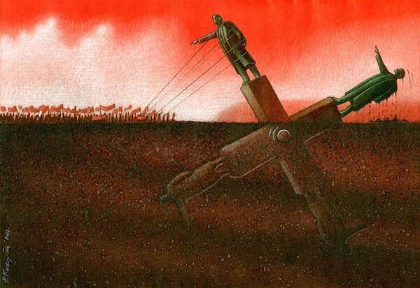 Τα πανέξυπνα αιχμηρά illustration του Pawel Kuczynski