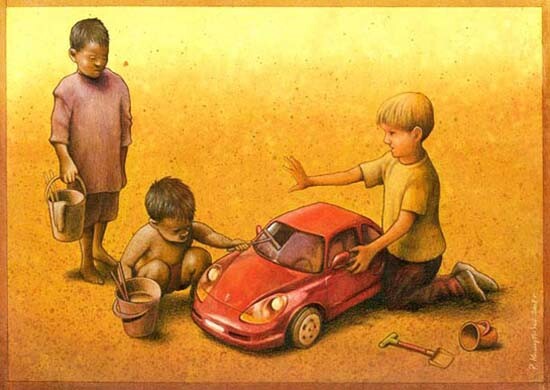 Τα πανέξυπνα αιχμηρά illustration του Pawel Kuczynski