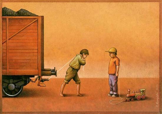 Τα πανέξυπνα αιχμηρά illustration του Pawel Kuczynski