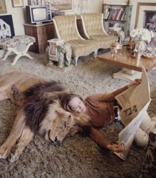 Όταν η οικογένεια της Melanie Griffith ζούσε με λιοντάρια (αρχές 1970s)