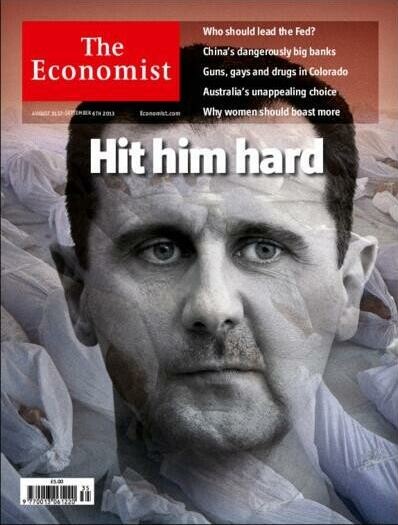 Το πολεμοχαρές εξώφυλλο του Economist